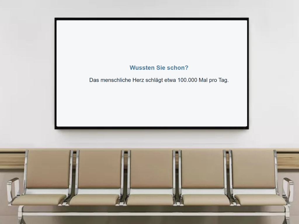 Random Fakten im Wartezimmer TV